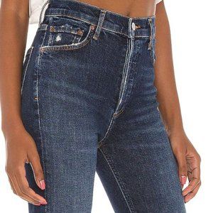 Nico High Rise Slim Cabana Wash size 28 button-fly